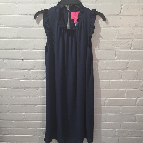 Lilly Pulitzer Navy Blue Dress - Picture 1 of 6